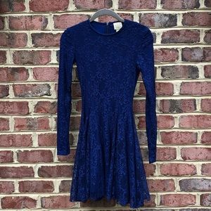 Lace long sleeve dress by Ronny Kobo
